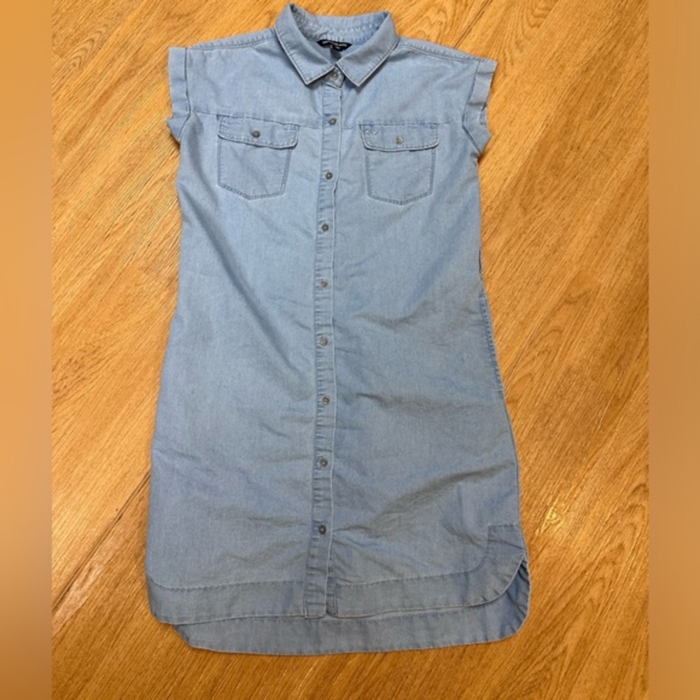 Calvin Klein girls xl denim dress, no belt, with pockets‎